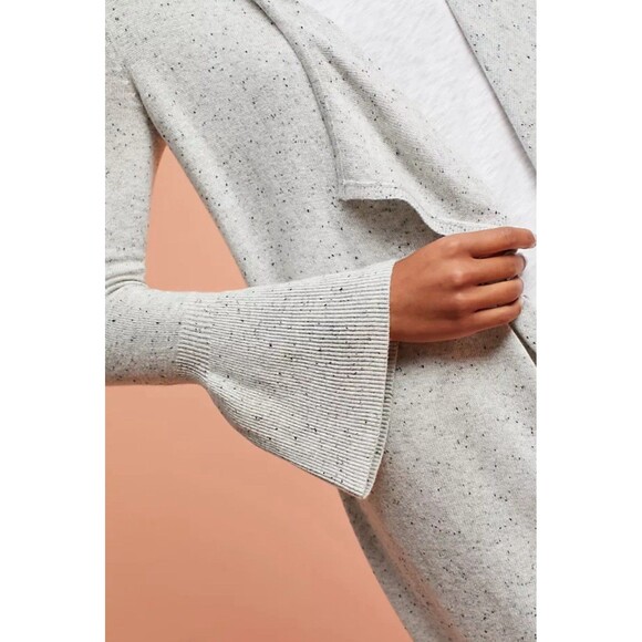 Anthropologie Moth Size L Wool Cashmere Blend Bell Sleeve Cardigan Sweater Women - Picture 10 of 12